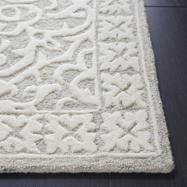 Safavieh Metro Met857G Grey/Ivory Rug.