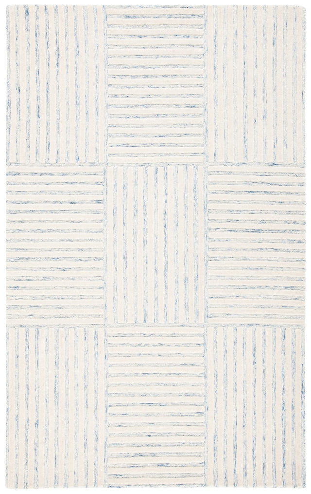 Safavieh Metro Met858M Blue/Ivory Rug.