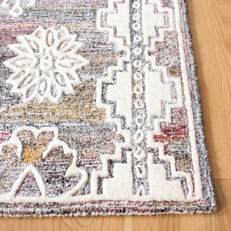 Safavieh Metro Met860Q Red/Ivory Rug.