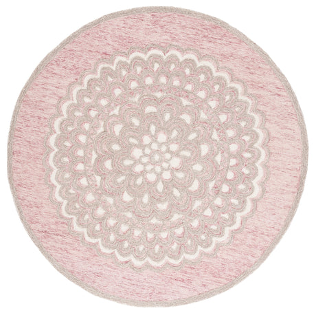 Safavieh Metro Met901U Dark Pink/Ivory Rug.