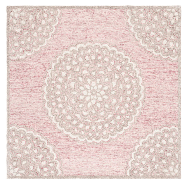 Safavieh Metro Met901U Dark Pink/Ivory Rug.