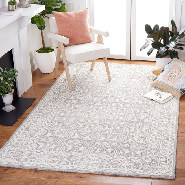 Safavieh Metro Met903H Dark Grey/Ivory Rug.