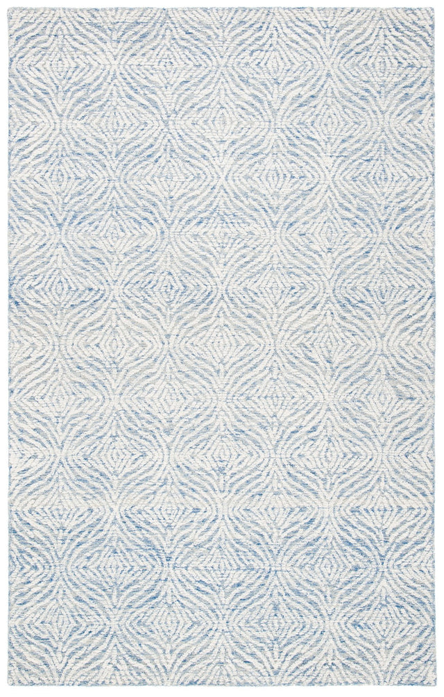 Safavieh Metro Met904M Blue/Ivory Rug.