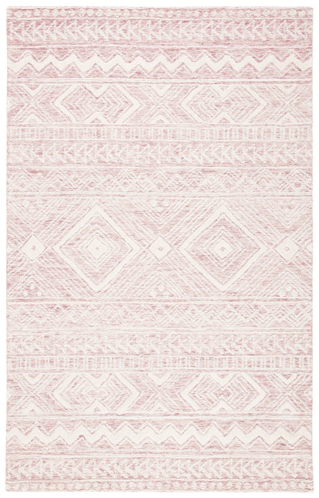Safavieh Metro Met906U Dark Pink/Ivory Rug.