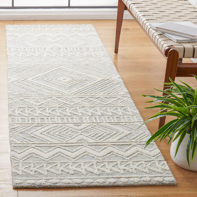 Safavieh Metro Met908G Grey/Ivory Rug.