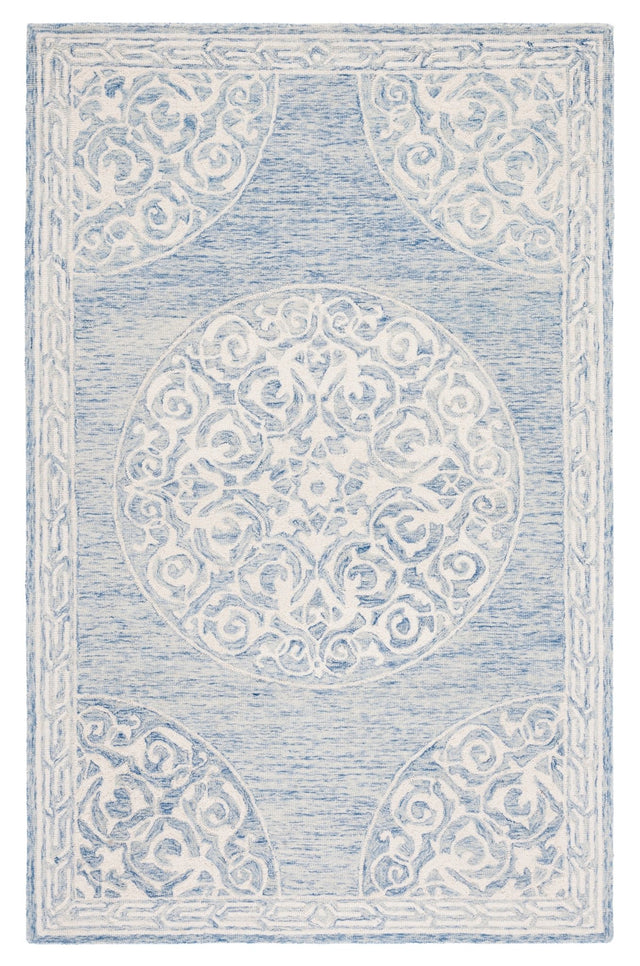Safavieh Metro Met983M Blue/Ivory Rug.