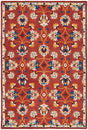 Safavieh Micro Loop Mlp383P Rust/Blue Rug.