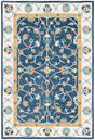 Safavieh Micro Loop Mlp385M Blue/Ivory Rug.