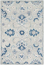 Safavieh Micro Loop Mlp387F Grey/Blue Rug.