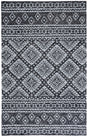 Safavieh Micro Loop Mlp501Z Black/Ivory Rug.