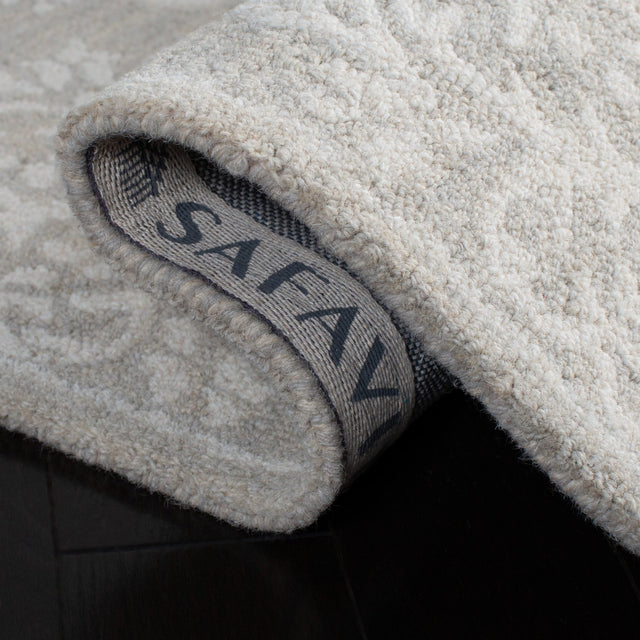 Safavieh Micro Loop Mlp515G Silver/Ivory Rug.