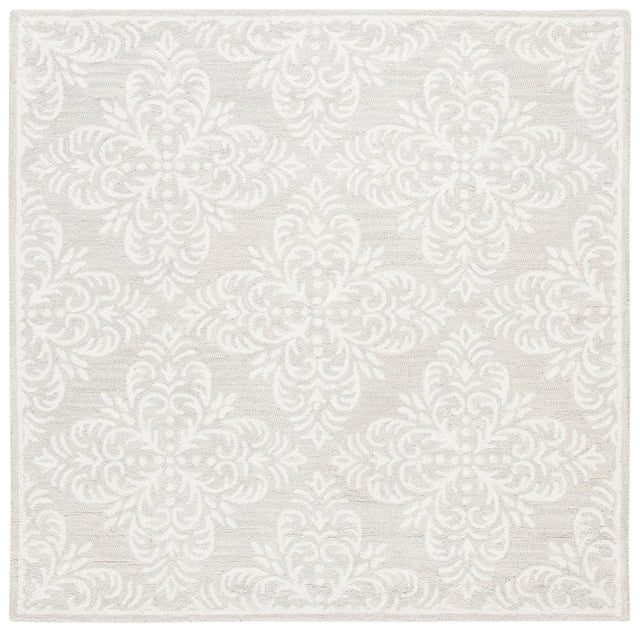 Safavieh Micro Loop Mlp515G Silver/Ivory Rug.