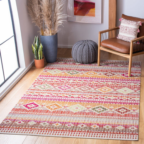 Safavieh Montage Mtg271Q Red/Fuchsia Rug.