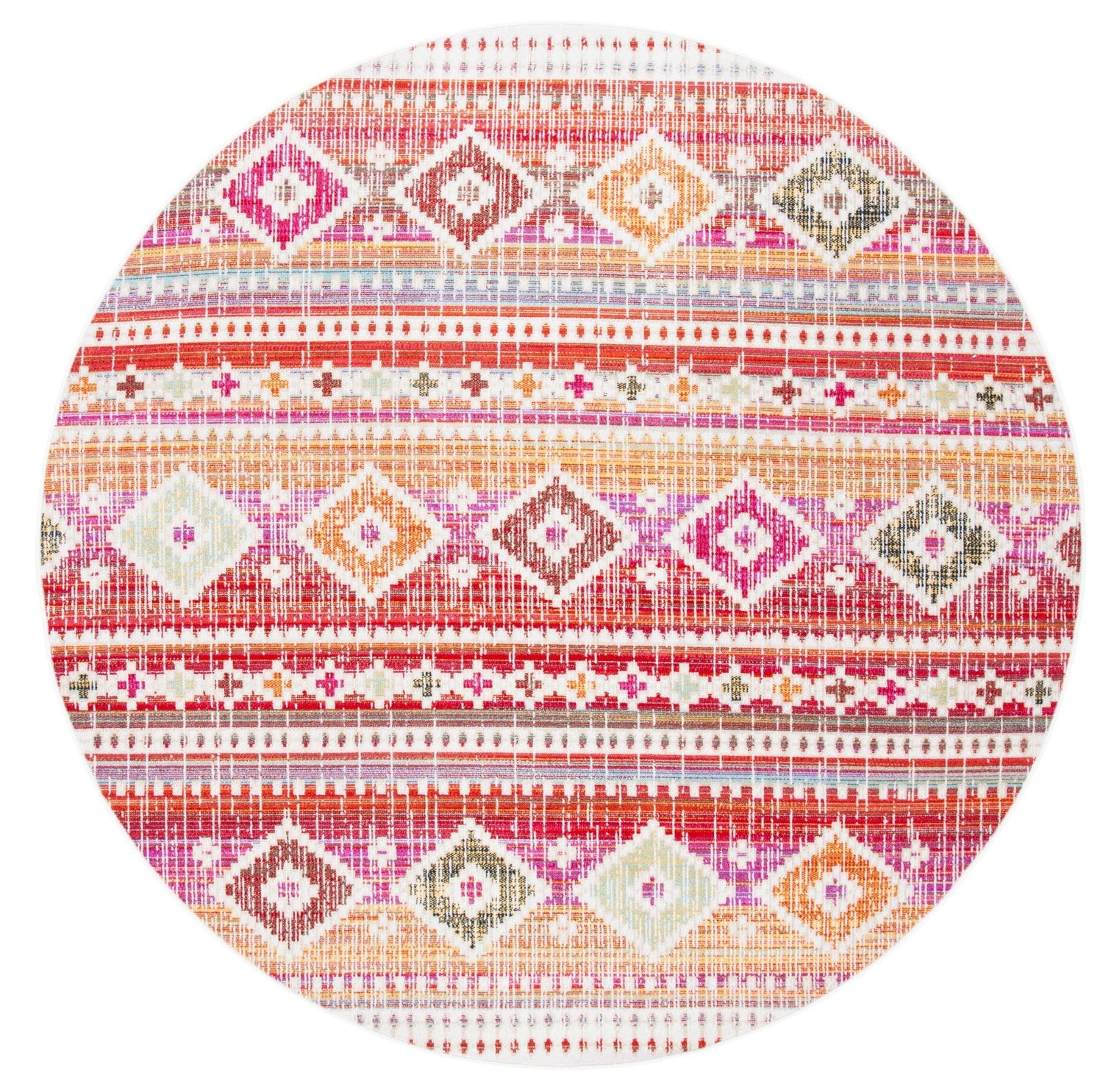 Safavieh Montage Mtg271Q Red/Fuchsia Rug.