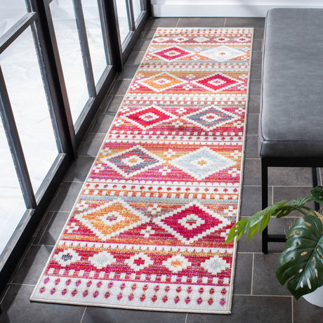Safavieh Montage Mtg272Q Red/Fuchsia Rug.