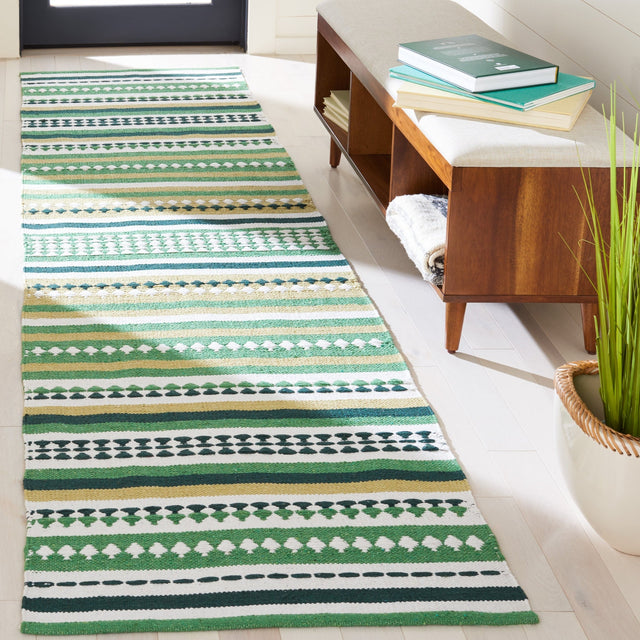 Safavieh Montauk Mtk451Y Green/Ivory Rug.