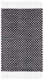 Safavieh Montauk Mtk475Z Black/Ivory Rug.