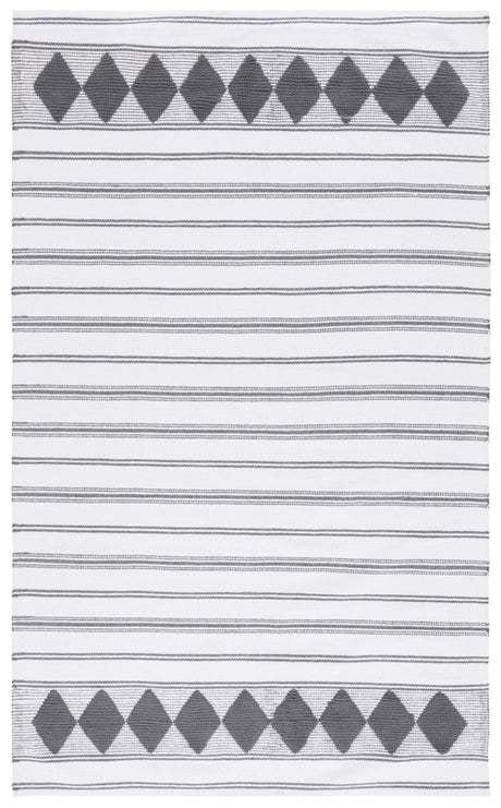 Safavieh Montauk Mtk708H Dark Grey/Ivory Rug.
