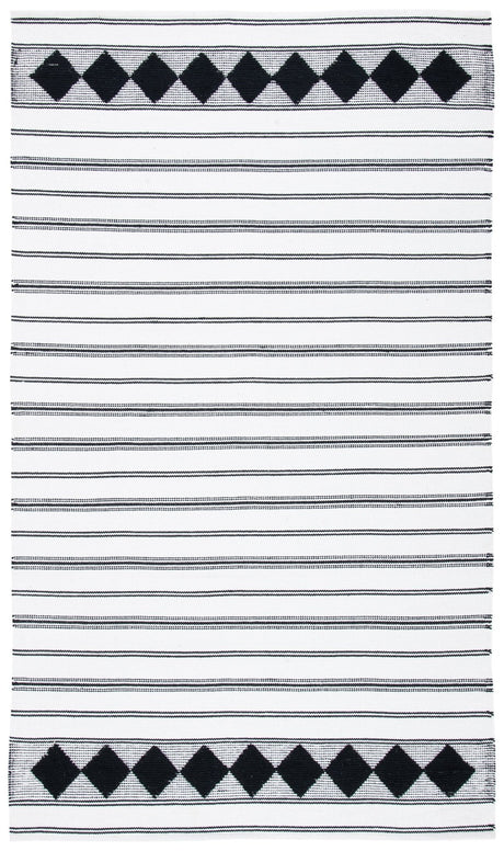 Safavieh Montauk Mtk708Z Black/Ivory Rug.
