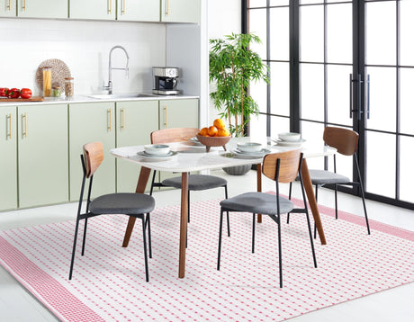 Safavieh Montauk Mtk714Q Red/Ivory Rug.