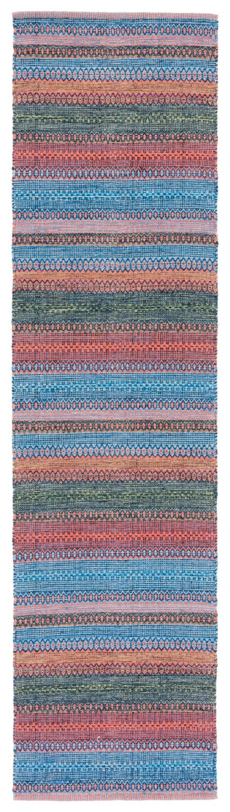 Safavieh Montauk Mtk851N Blue/Orange Rug.