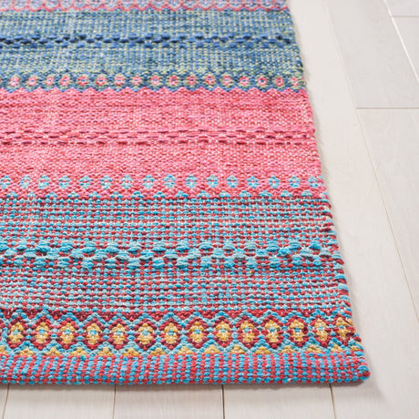 Safavieh Montauk Mtk851Q Red/Blue Rug.