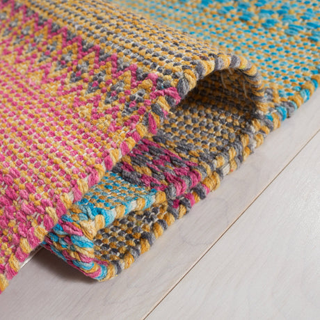 Safavieh Montauk Mtk851U Blue/Pink Rug.