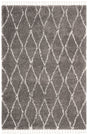 Safavieh Moroccan Fringe Shag Mfg328F Grey/Ivory Rug.