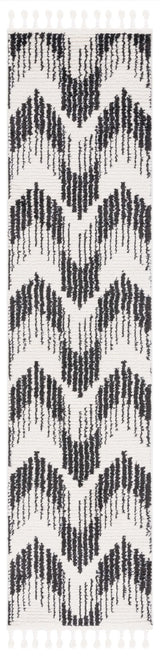 Safavieh Moroccan Tassel Mrt101A Ivory/Black Rug.