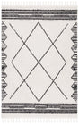 Safavieh Moroccan Tassel Mrt103A Ivory/Black Rug.