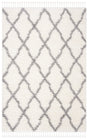 Safavieh Moroccan Tassel Shag Mts358B Ivory/Light Grey Rug.
