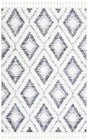 Safavieh Moroccan Tassel Shag Mts610A Ivory/Grey Rug.