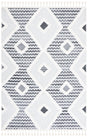 Safavieh Moroccan Tassel Shag Mts612F Grey/Ivory Rug.