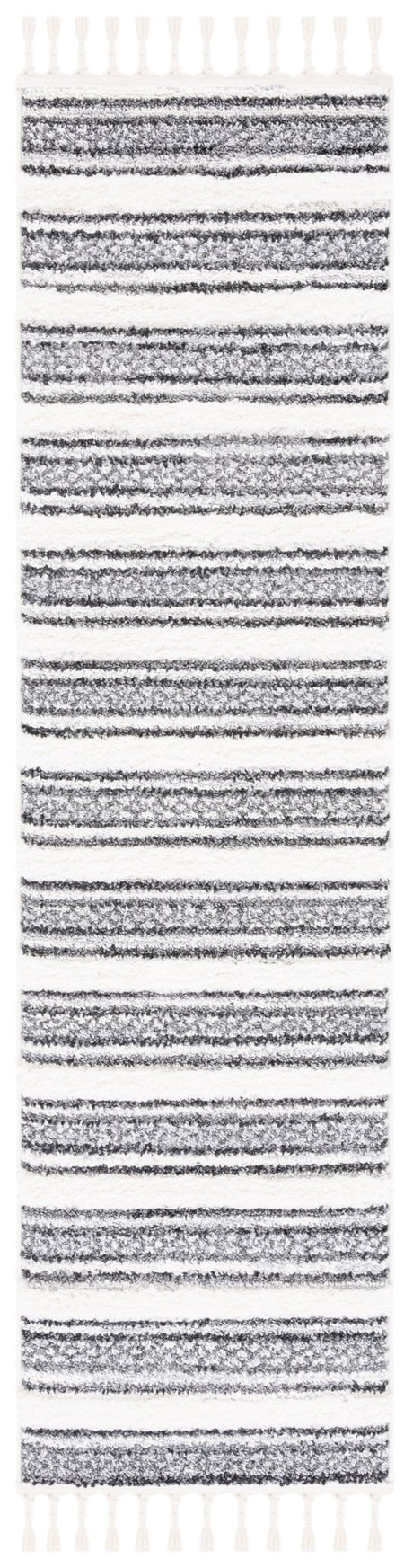 Safavieh Moroccan Tassel Shag Mts620F Grey/Ivory Rug.