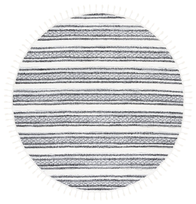Safavieh Moroccan Tassel Shag Mts620F Grey/Ivory Rug.