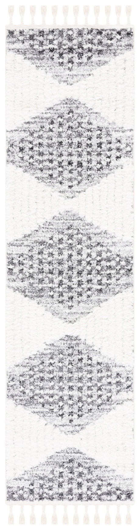 Safavieh Moroccan Tassel Shag Mts624F Grey/Ivory Rug.