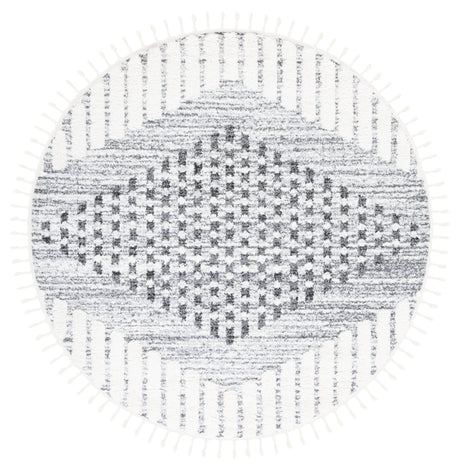Safavieh Moroccan Tassel Shag Mts624F Grey/Ivory Rug.