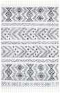Safavieh Moroccan Tassel Shag Mts630A Ivory/Grey Rug.