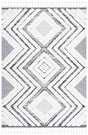 Safavieh Moroccan Tassel Shag Mts636A Ivory/Grey Rug.