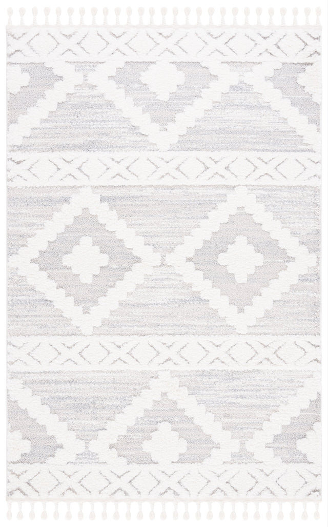 Safavieh Moroccan Tassel Shag Mts640A Ivory/Beige Rug.
