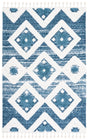 Safavieh Moroccan Tassel Shag Mts664M Blue/Ivory Rug.