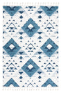 Safavieh Moroccan Tassel Shag Mts688M Blue/Ivory Rug.