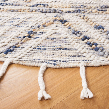 Safavieh Natura Nat176M Ivory/Blue Rug.