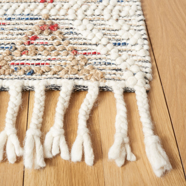 Safavieh Natura Nat178Q Ivory/Red Rug.