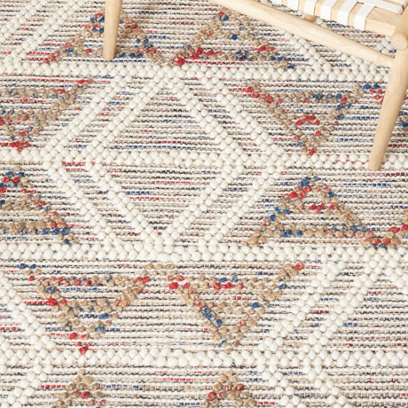 Safavieh Natura Nat178Q Ivory/Red Rug.