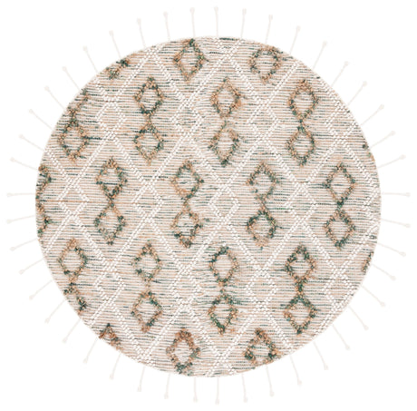 Safavieh Natura Nat180Y Ivory/Emerald Rug.