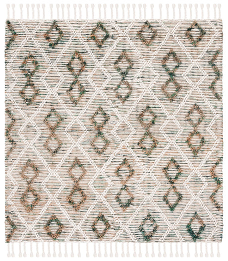 Safavieh Natura Nat180Y Ivory/Emerald Rug.