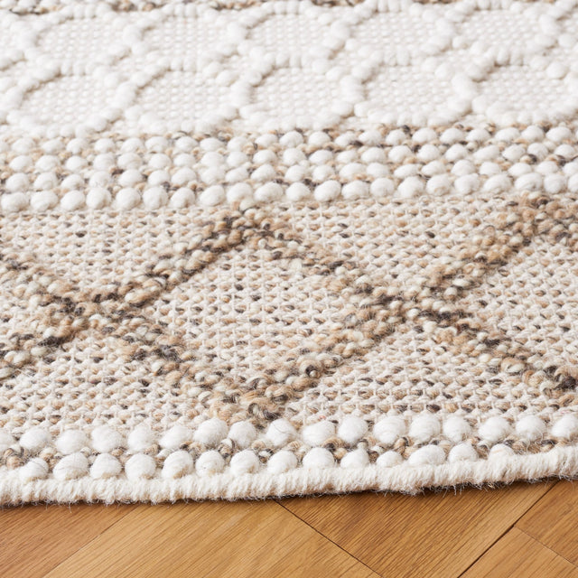 Safavieh Natura Nat337A Ivory/Brown Rug.