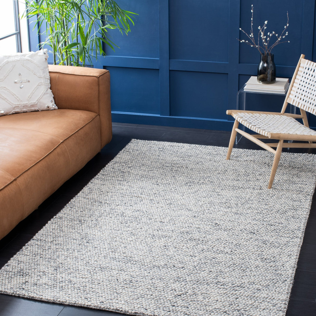 Safavieh Natura Nat620G Light Grey/Ivory Rug.