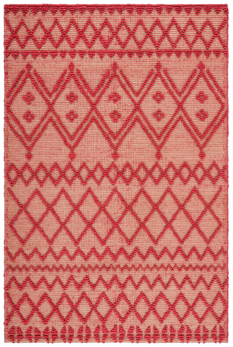 Safavieh Natural Fiber Nf219Q Red/Natural Rug.